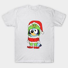 Celebrate Christmas with Bluey! -- Choose from our vast selection of Crewneck and V-Neck T-Shirts to match with your favorite design to make the perfect graphic T-Shirt. Pick your favorite: Classic, Boxy, Tri-Blend, V-Neck, or Premium. Customize your color! For men and women. Kids Christmas Shirt, Grinch Shirts, Christmas Shirts For Kids, Christmas T Shirt Design, Roblox Shirt, Dog T Shirt, Celebrate Christmas, Christmas T Shirt, Christmas Movies