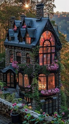 Sky Window, Fairytale Houses, Vintage House Plans, Fantasy Homes, House Building, Pinterest Aesthetic, Art House