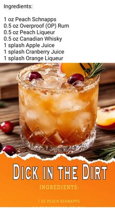 Lake Alcohol Drinks, Hillbilly Cocktails, Lone Ranger Drink, Fall Acholic Beverages Recipes, Applebees Tipsy Zombie Drink Recipe, Thanksgiving Cocktails, Peach Schnapps, Cranberry Juice, Apple Juice