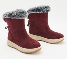 From frosty first-light walks to sidewalk shoveling to snowball fights, these snuggly lined waterproof boots are how to win winter. From Flexus by Spring Step. Waterproof Winter Boots, Waterproof Boots, Winter Boots, To Win, Fashion Shoes, Shoe Boots, Boots