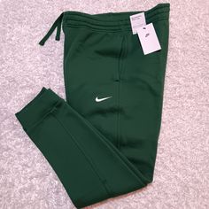 Brand New With Tags Matching Sweatshirt Aslo In My Closet Nike Green Joggers With Pockets, Green Nike Joggers With Pockets, Nike Green Jogging Bottoms, Green Nike Cotton Pants, Nike Green Sporty Sweatpants, Nike Green Casual Sweatpants, Nike Green Sportswear Joggers, Nike Pants Mens, Nike Jogger