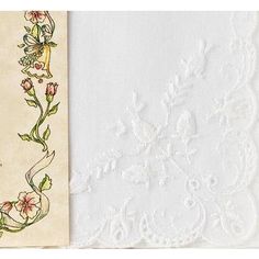 Personalized For Bride's Stepmother or Someone Dear Wedding Handkerchief Wedding Hankies, Delicate Wedding, Wedding Handkerchief, Poems Beautiful, Wedding Topper, Step Mother, A Poem, Card Reading, Scrapbook Albums