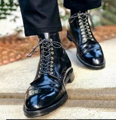 #ad Great shopping ideas for Men's Handmade Genuine Black leather Cape Toe Oxford Lace up Formal Dress Boots, Fashion Mens Shoes Black Dress Boots, Dress Leather Boots, Quality Leather Boots, Cap Toe Boots, Mens Dress Boots, Custom Design Shoes, Oxford Boots, Black Leather Dresses, High Ankle Boots