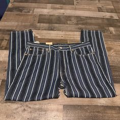 38x30 - Nwt Levi's 512 Slim Taper Multi Blue Striped Denim Jeans 38x30 Stretch Levis 512, Striped Denim, Levis Men, Levi's Jeans, Levis Jeans, Mens Bottom, Men's Jeans, Mens Jeans, Levi's