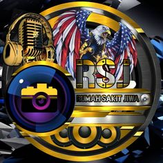 an image of the logo for rsl, which is on display in front of a camera