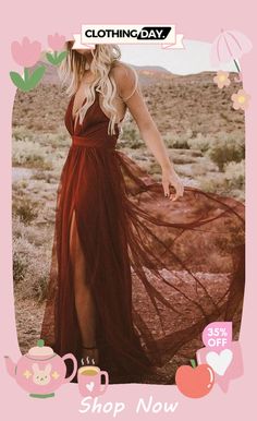 V Neck Backless Maxi Dress Chic Fall Maxi Dress For Prom, Backless Maxi Dress, Backless Maxi Dresses, Dresses By Length, Color Pick, Long Maxi Dress, Women's Fashion Dresses, Fashion Dresses, Maxi Dress