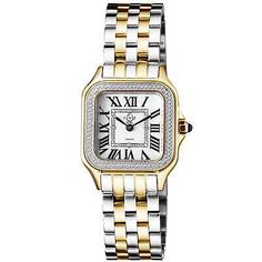 Premium Quality GV2 by Gevril Women's 12113B Milan Swiss Quartz IPYG 2-Tone Steel Diamond Watch, luxury watches Luxury Watches Women, Watch Jewelry, Watch Luxury, Family Tradition, Women's Watch, Diamond Watch, Luxury Watches, Amazing Jewelry, Womens Watches