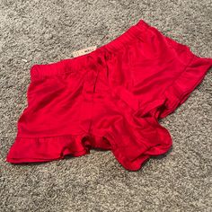 Red Silk Victoria Secret Pj Shorts New With Tags Size Small Flirty Red Bottoms For Summer, Flirty Red Summer Bottoms, Red Stretch Sleepwear For Pajama Party, Red Stretch Summer Sleepwear, Red Pajama Shorts For Summer Pajama Party, Flirty Loungewear Bottoms Short Length, Red Short Sleepwear For Pajama Party, Victoria's Secret Stretch Bottoms For Pajama Party, Victoria's Secret Red Bottoms For Summer