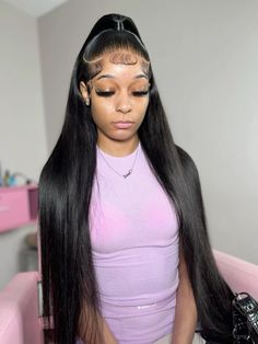 30 Inch Frontal Wig Straight Hairstyles, Frontal Styles, Balloons Pictures, Lil Girl Hairstyles, Formal Clothes, Wig Ideas, Weave Styles, Protective Hairstyles Braids