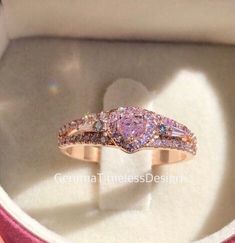 Luxury Morganite Diamond Ring As Gift, Luxury Morganite Diamond Ring Gift, Luxury Morganite Diamond Ring For Anniversary, Luxury Pink Morganite Jewelry, Luxury Pink Diamond Ring With Pink Sapphire, Luxury Pink Pink Sapphire Diamond Ring, Pink Gold Heart Ring For Promise, Fine Jewelry, Pink Gold Heart Promise Ring In Fine Jewelry Style, Luxury Rose Gold Diamond Ring For Valentine's Day