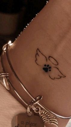 #fashion, #style, #outfitinspiration, #beauty# tattos #minimalist tattos Tattoo Ideas With Dog Paws, Tattoo Ideas Animals Simple, Tiny Dog Tattoos For Women, Small Tattoos About Dogs, Girly Little Tattoos, Dog Tattoo Ideas Aesthetic, Tattoos In Memory Of Pets, Tattoo Idea For Your Dog, Tiny Tattoo Designs Simple