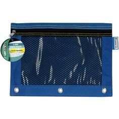 Promarx 3-Ring Pencil Pouch with mesh window fits all 3 ring binders. Pouch measures 10" x 7.5". Sold in 4 assorted colors: black, red, blue, and green (no color choice upon ordering). Sold as a pack of 12 pencil pouches. Pencil Pouches, Ring Binders, Teacher Supplies, Green Fits, Pens And Pencils, 3 Ring Binders, Pencil Pouch, Ring Binder, Binders