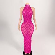 3-4 weeks processing and shipping time You'll be the center of attention in this sheer transparent dress dripping in rhinestones and featuring a coordinating sequin crisscross pattern. Available in multiple colors! Perfect for your special night! Please refer to the listing photos for size chart Transparent Dress, Rhinestone Dress, Sheer Dress, Color Rosa, Your Special, Criss Cross, Red Dress, Sequin, Black And Red