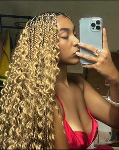 Goddess Braids: 26 Stunning Ideas You Should Wear ASAP Honey Blonde Goddess Braids, Goddess Braids Blonde, Blonde Goddess Braids, Are Ideas, Short Box Braids Hairstyles, New Hair Do, Beautiful Black Hair, Goddess Braids Hairstyles, Box Braids Hairstyles For Black Women