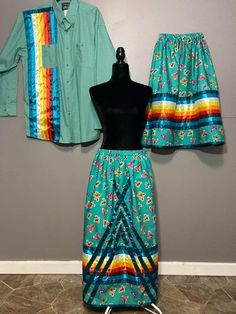 Ribbon Skirt Pattern Native, Ribbon Skirts Native American Ideas, Matching Ribbon Skirt And Shirt, Navajo Ribbon Skirt, Cherokee Ribbon Skirt, Indigenous Ribbon Skirt, Ribbon Skirts Native American Pattern, Ribbon Skirt Ideas