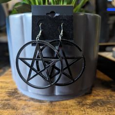 3 For 15 Goth Pentagram Earrings | Goth, Grunge, Punk Any Item With A Qualifies For A 3 For 15. Simply Add Three Of These To Your Bundle, And I'll Send You An Offer!! The Main Material: Resin Goth, Jewelry, Hot Topic, Punk, Grunge, Kawaii, Killstar, Disturbia, Iron Fist, Vampire, Scene, Blackcraft, Spooky, Halloween Alternative Black Earrings For Halloween, Black Punk Earrings For Alternative Fashion, Black Earrings For Alternative Fashion, Black Pierced Earrings For Alternative Fashion, Nickel Free Black Alternative Earrings, Alternative Style Black Nickel-free Earrings, Alternative Style Nickel-free Black Earrings, Edgy Black Earrings For Festival, Black Witchy Earrings For Festival