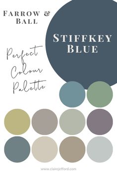 the text reads, farrow and ball perfect color palette