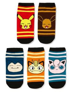 Gotta catch 'em all! Keep your feet looking fresh and feeling comfy along your Pokémon journey when you pickup these officially licensed Pokémon No Show Socks. Officially licensed Includes: 5 Pairs of socks Material: Polyester Care: Machine wash Imported Spencers Gifts, Catch Em All, Black Horse, No Show Socks, Fashion Socks, Gift Store, Spirit Halloween, Over The Knee, Knee High