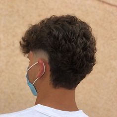 Mens Short Mullet Fade, Mulet Hair, Mulet Hair Men, Mullet Hairstyle Mens Curly, Mullet Curly Hair Men, Taper Fade Mullet, Burst Fade Mullet, Burst Fade Haircut, Corte Mullet