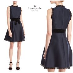 Kate Spade Dresses Classy, Flare Cocktail Dress, Short Shift Dress, Fit And Flare Cocktail Dress, Navy Cocktail Dress, Blue Linen Dress, Professional Event, Womens Sheath Dress, Striped Shift Dress