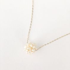 Pearl Cluster Necklace — Buy Way of Charleston Pearl Cluster Necklace, Nice Jewelry, Buy Necklace, Pearl Cluster, Cluster Necklace, Classic Jewelry, Sailboats, Gold Filled Chain, Handmade Design