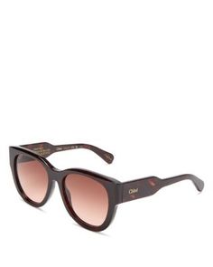 Chloe Gayia Square Sunglasses, 54mm Cateye Sunglasses, Pink Gradient, Cat Eye Sunglasses, Square Sunglasses, Cat Eye, Chloe, Blue Black, Jewelry Accessories, In Store