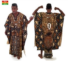 Trendy Fashion Men's Authentic African Mud cloth Robe (Fit for a King) The Lion, Women's Clothing African American Clothing, Mens Poncho, Royalty Fashion, Traditional African Clothing, African Royalty, African Clothing For Men, Formal Mens Fashion, African Mud Cloth, Folk Fashion