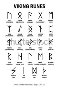 an image of viking symbols and their meanings