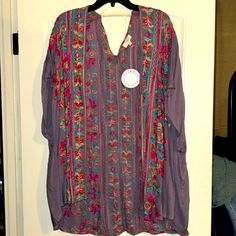 Nwt Umgee Embroidered Open Front Cardigan With Short Sleeves. Oversized Oversized Embroidered Bohemian Tops, Bohemian Oversized Embroidered Tops, Bohemian Embroidered Oversized Tops, Bohemian Long Sleeve Loungewear Blouse, Cardigan With Shorts, Witcher Geralt, Umgee Tops, Oversize Women, Leopard Print Top