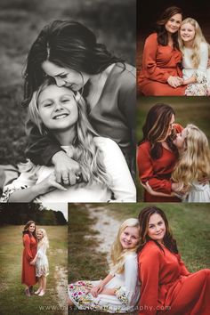 two women hugging each other in the grass with their arms around one woman's neck