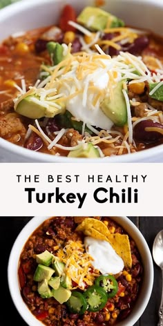 the best healthy turkey chili recipe