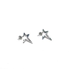 Rockstar Earrings made of stainless steel. Water safe and tarnish free. Rockstar Earrings, 21 Bday, Star Hoop Earrings, Silver Star Earrings, Astrology Jewelry, Earrings Star, Jewelry Earrings Hoops, Silver Stars, Star Earrings