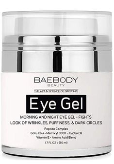 Baebody Eye Gel for Appearance of Dark Circles, Puffiness, Wrinkles and Bags. - for Under and Around Eyes FIGHTS APPEARANCE OF PUFFINESS AND DARK CIRCLES #VitaminE #JojobaOil   #skincare #organicskincare #preimumproducts #beauty #loveyourskin #beautytips #natural #organic #lifestyle #fashion #jojobaoil #haircare #organicarganoil #faceserum #eyecare #rejuvenate #beautifulskin #eyegel #vitaminserum #skincare #antiaging #eyegel - #antiaging #Biolight #bright #Contour #Eye #eyegel #frost #Gel Retinol Moisturizer, Skin Care Routine For 20s, Creme Anti Age, Eye Cream For Dark Circles, Dark Circle, Anti Aging Moisturizer, Wrinkle Cream, Eye Gel, Anti Aging Cream