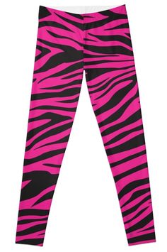 Super stretchy and durable polyester full-length leggings. Vibrant high-quality sublimation print across the front and back. Size range XXS-XL. Express your animal style with this pink zebra print. Zebra Leggings, Pink Zebra Print, Scene Kids, Pink Zebra, Clothes Closet, Print Leggings, Print Pink, Animal Fashion, Pink Leggings