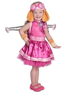 Girls' Paw Patrol Skye Tutu Dress, Headpiece and Backpack - costumes.com Paw Patrol Kostüm, Skye Paw Patrol Costume, Skye Costume, Paw Patrol Outfit, Paw Patrol Costume, Paw Patrol Skye, Halloween Toddler, Skye Paw, Toddler Halloween Costumes