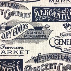 many different types of logos on fabric