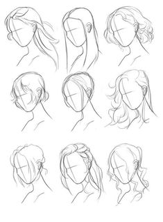 Drawing the female body is a popular subject among artistsbut it can also be a challenging oneWhether you're a beginner or an experienced artistfor ideas How To Sketch Hair, متحف فني, Drawing Hair Tutorial, Desen Realist, Výtvarné Reference, Drawing Hair, Siluete Umane, Drawing Faces, Buku Skrap