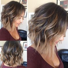 Cheveux Mi-longs Tendance 2016 – 30 Modèles en Photos | Coiffure simple et facile Bangs Ideas, Medium Bob Haircut, Shoulder Length Bob, Bob Hairstyles With Bangs, Wavy Haircuts, Bob Haircuts, Balayage Highlights, Ash Blonde