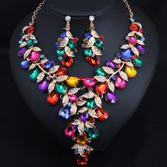 Whether you are the bride to be, or a bridesmaids, or the mother of the bride, this Bridal Jewelry is
perfect for just about anyone! Elegant Multicolor Jewelry Sets For Weddings, Elegant Multicolor Wedding Sets, Formal Multicolor Bridal Necklace, Multicolor Bridal Necklace For Party, Jewelry Sets With Matching Earrings For Celebration, Multicolor Matching Bridal Earrings For Wedding, African Wedding Jewelry, Bride Necklace, Bridal Accessories Jewelry