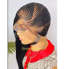 Your satisfaction is our priority. If you are concerned about protective styles, natural looking wigs, Lightweight, easy to maintain wigs that are sure to last: we have you covered! It's a glueless wig but can be installed. The lace is comfortable and suitable. Having Alopecia/hair loss, we got you covered! Our quality braided wigs at Emaryfashion will restore confidence and give you the opportunity to still wear your favorite braid styles. WIG SPECIFICATIONS:  On model length 24inches length co Alopecia Wig, Cornrow Wig, Natural Looking Wigs, Braided Wigs, Glueless Wig, Braided Wig, Lace Caps, High Ponytails, Wig Making