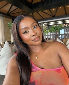 Fresh Face Makeup For Black Women, Ciroc Summer Citrus, University Makeup, Bombshell Makeup, Birthday Makeup Looks, Fresh Face Makeup, Gold Makeup Looks, Makeup Light