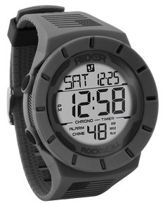 The The Coliseum is the ultimate durable digital watch. Packed with important features such as dual time zones, chronograph (with 50-lap memory), countdown timer, 8 alarms, and Rockwell Fit™'s live step-counter / calories burned tracker. Unmatched style and comfort, along with its insane durability, make the Coliseum more than just another digital watch. Worn by athletes and influencers all over the world, this watch is a Rockwell staple. CLICK HERE FOR MANUAL SEE WARRANTY Functional Sports Watches With Alarm, Black Digital Watch With Chronometer For Outdoor, Sports Watches With Stopwatch And Round Dial, Outdoor Digital Watch With Stopwatch And Round Dial, Outdoor Digital Watch With Stopwatch, Functional Digital Watch With Alarm For Outdoor Activities, Functional Digital Watch With Alarm For Outdoor, Modern Sports Digital Watch With Stopwatch, Sporty Digital Watch With 10atm Water Resistance