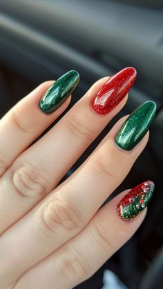 15 Christmas Nails Trendy Styles – Get Ready to Dazzle! 💅 Get ready to shine this holiday season with these Christmas Nails Trendy styles that everyone is raving about! From classic Christmas Nails Acrylic to stunning Christmas Gel Nails, there\'s a look for every occasion. 🎅✨ Looking for festive December Nails or sleek Winter Nails Acrylic? We\'ve got you covered. Embrace the holiday spirit with Xmas Nails and creative Christmas Nail Designs that will take Her Nails to the next level. Try Re... Christmas Nails Cute, Christmas Nails Trendy, Color For Nails