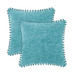 PRICES MAY VARY. 100% Polyester Contains: Brand New 2 PCs Square Covers/Shells 16" X 16"(40 X 40cm), No Insert or Filler, Solid Colored Solid Thick Durable Poly Chenille, Comfortable, Velvety & Superoft Touch, Grade A, High Class, Both Sides Same Rich Solid Color, Brings Gorgeous Look To Your Home Decorative, Living Rooms, Bedding, Kitchen, Car, Patio, Toss, Chair, Bedrooms, Offices, Etc Set of 2 Finished Items, Invisible Zipper Closure In One Side, Nice Christmas Holiday Gift to Your Family & F Blush Decor, Turquoise Pillows, Chenille Sofa, Christmas Throw Pillow, Green Cushions, Throw Pillows Bed, Couch Cushions, Outdoor Throw Pillow, Throw Pillows Christmas