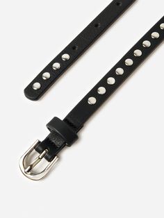 DESCRIPTION:A genuine leather belt with silver hardware and stud embellishments.FEATURES:Stud EmbellishmentsGenuine LeatherWidth: 0.5 in. B Low The Belt, Studded Belt, Genuine Leather Belt, Saint Bernard, Studded Leather, Silver Hardware, Leather Belt, Black Silver, Embellishments