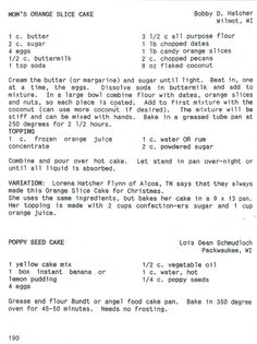 an old recipe for carrot cake