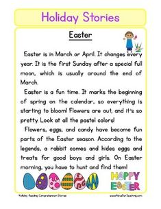 an easter story for children to read