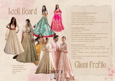 several different types of women's dresses are featured in this page, with the caption