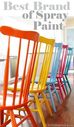 the best brand of spray paint for all kinds of furniture and home decor, including chairs