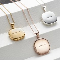 Personalised Engraved Floral Initial Locket Necklace By Posh Totty Designs | notonthehighstreet.com Posh Totty, Jewelry Workshop, Gift Handmade, Stylish Gifts, Locket Necklace, Dainty Necklace, Gift For Women, Sterling Silver Chains, Personalized Jewelry